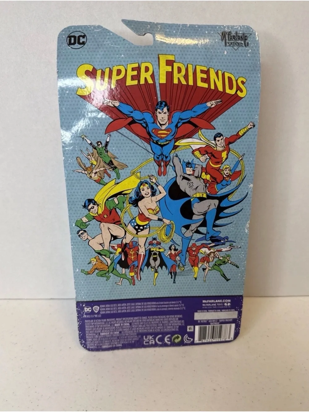 DC Super Friends Red Batman Action Figure -platinum edition